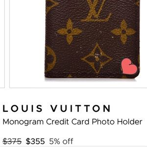 Louis Vuitton card holder excellent condition $95